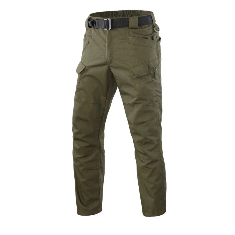 Men New Tactical Pants Multiple Pockets Waterproof Abrasion Resistant Cargo Trousers Outdoors Hiking Climbing Training Pant