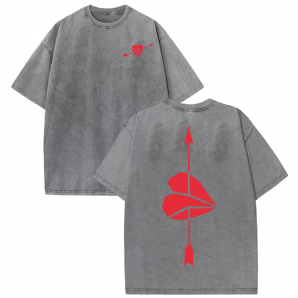 Manuel Carrasco Salvaje Desde Ia Raiz 2026 Vintage Washed T-shirt Men Women Fashion Hip Hop Punk 100% Cotton T Shirts Streetwear