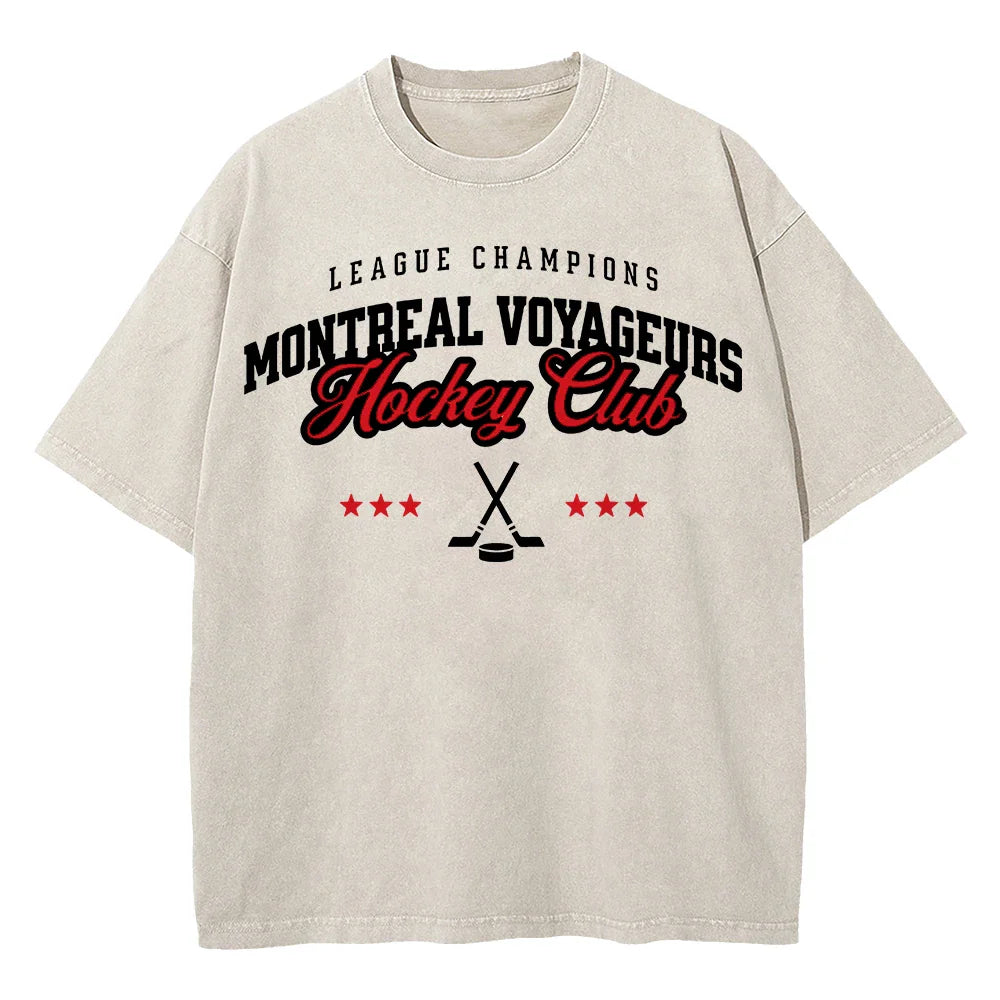 100% Cotton Vintage Washed 24 Hollander Montreal Voyageurs Tshirt Fashion Men TV Heated Rivalry Ilya Rozanov 81 Tees Shirts Tops
