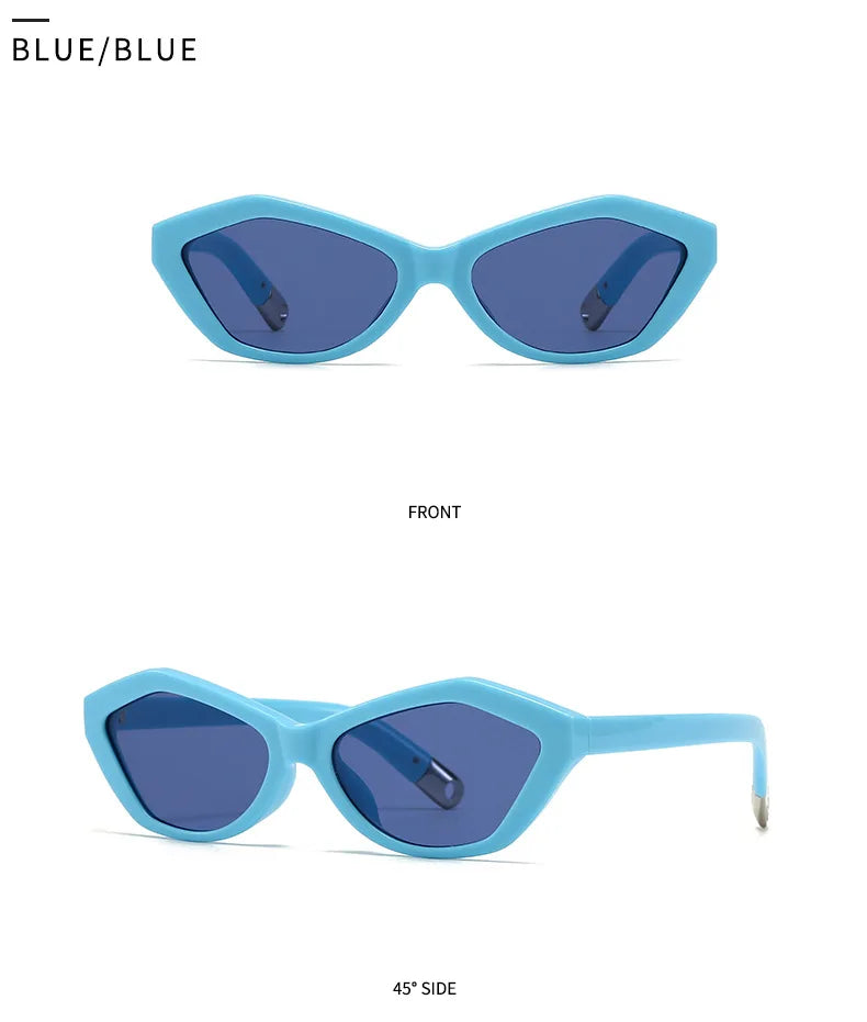 Fashion UV400 Cat Eye Sunglasses for Women Outdoor Stylish Retro Eyewear with Unique Temple Design Sun Glasses Gafas De Sol