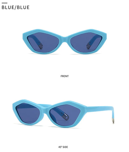 Fashion UV400 Cat Eye Sunglasses for Women Outdoor Stylish Retro Eyewear with Unique Temple Design Sun Glasses Gafas De Sol