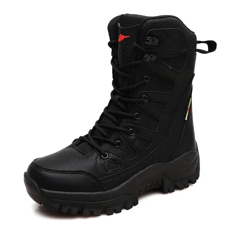 New Men Tactical Boots Waterproof Hunting Hiking Shoe Lace Up Desert Unisex Army Boot Male Women Brand Motorcycle Climbing Shoe