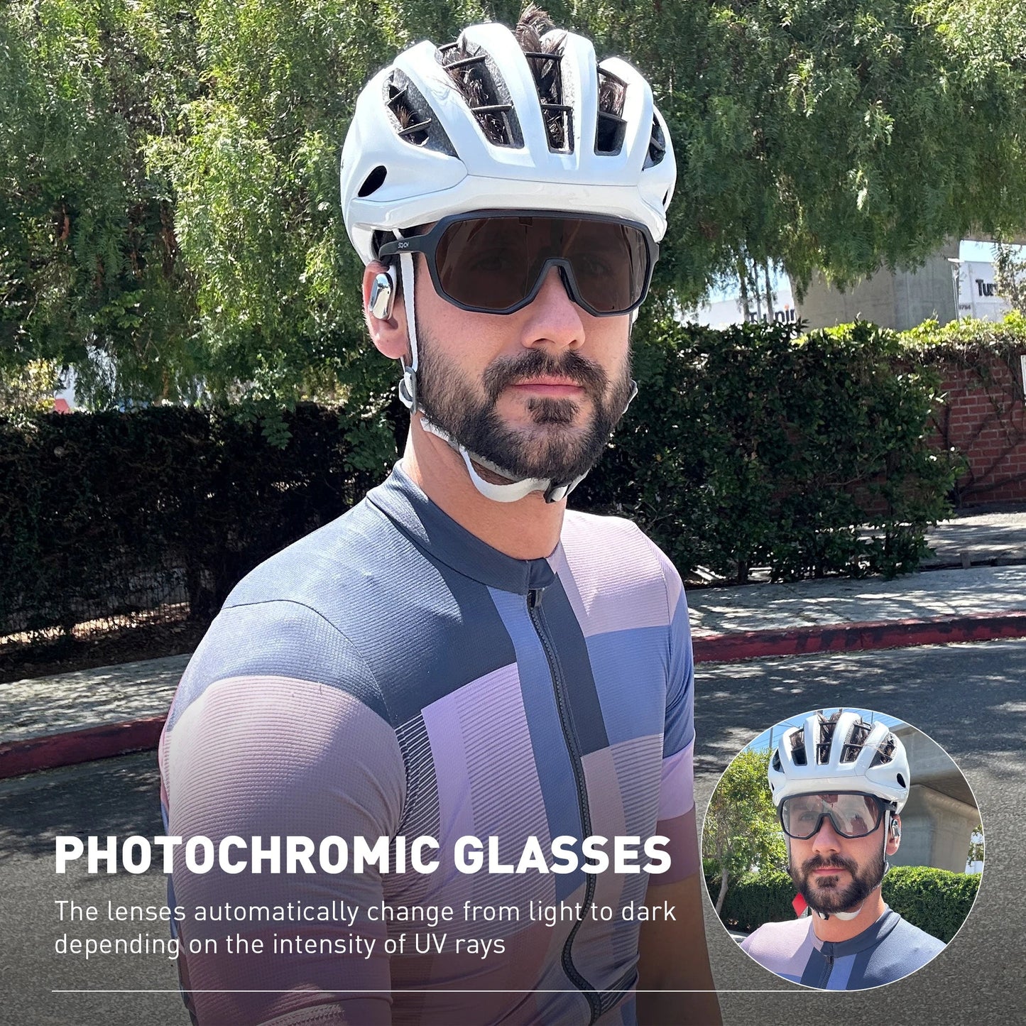 Hiking Eyewear Sports Glasses Cycling Glasses Fashion Sunglasses for Men MTB Bike Bicycle Sports UV400 Hunting Driving