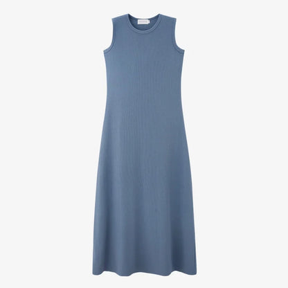 AS 2025 summer ribbing closed-fit wrap tops + Aline dress high Stretch matching sets