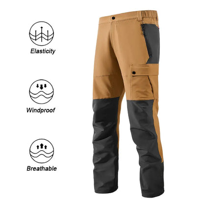 Autumn Hiking Pants Quick Dry Outdoor Charge Pant Men Patchwork Windproof Camping Trekking Trousers  Elasticity Hunting Pant