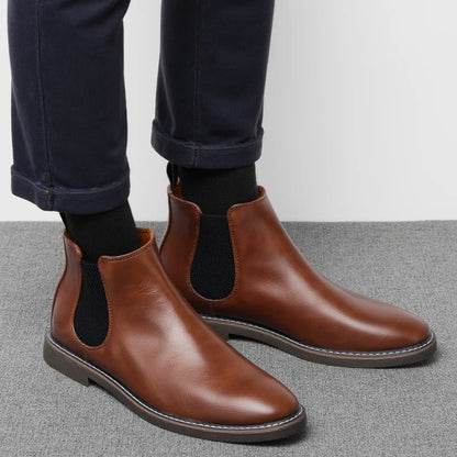 40~46 Men Chelsea Boots Brand Retro Comfortable Fashion Men Boots