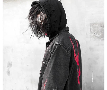 Gym Mens Denim Jacket Fashion Motorcycle Jeans Jackets Men Causal Cotton Black Sports Sweatshirt Fitness Man Outerwear Coat