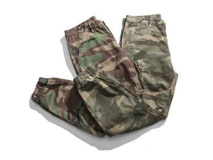 Spring Autumn Streetwear American Casual High Quality Camouflage Cargo Pants Men Clothing Harajuku Tactical Jogging Trousers