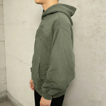 High Quality Cotton Pullover Tops American Style Letter Printed Hoodies Autumn Men's Women's Casual Long Sleeves Sweatshirt