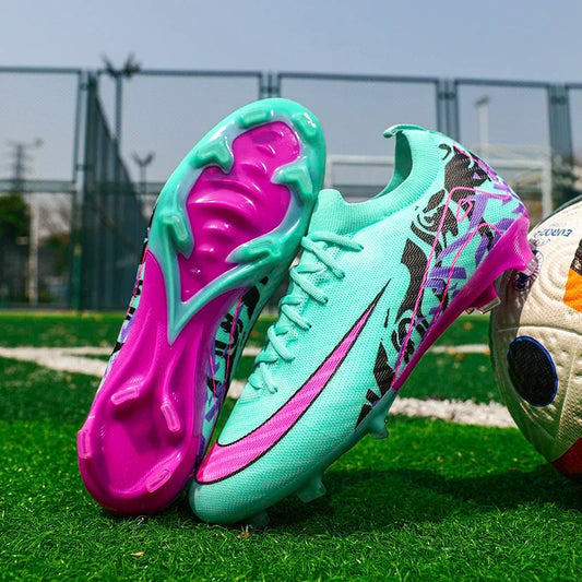 Hot Selling Soccer Shoes Society Professional Grass Training Original Football Field Boots Cleats Indoor Non Slip Futsal Sneaker