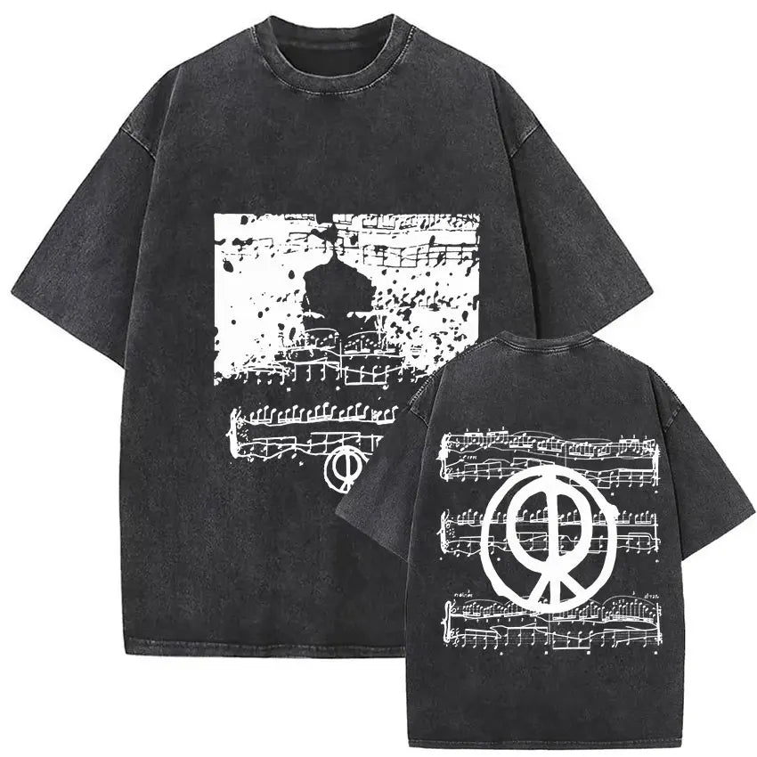 Rosalia Lux Tour Album 2025 Vintage Washed T Shirts Men Women Casual Oversized Cotton T-shirt Fashion Pop Print Clothing Tshirt