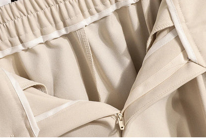Plus Size Pants Woman 2026 Spring Autumn New Arrival High Waist Suit Pants High Quality Korean Style Straight Trousers