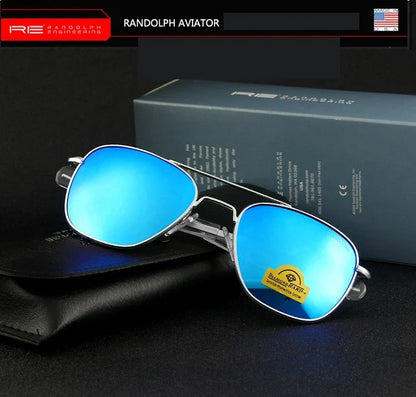 RE Pilot Sunglasses Men Top Quality Brand Designer AGX Tempered Glass Lens AO Sun Glasses Male