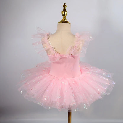 Fashion Performance Princess Dress Girls Clothes Summer Baby Ballet Leotard Vestidos Tutu Children's Ballet Skirt Dance Costume