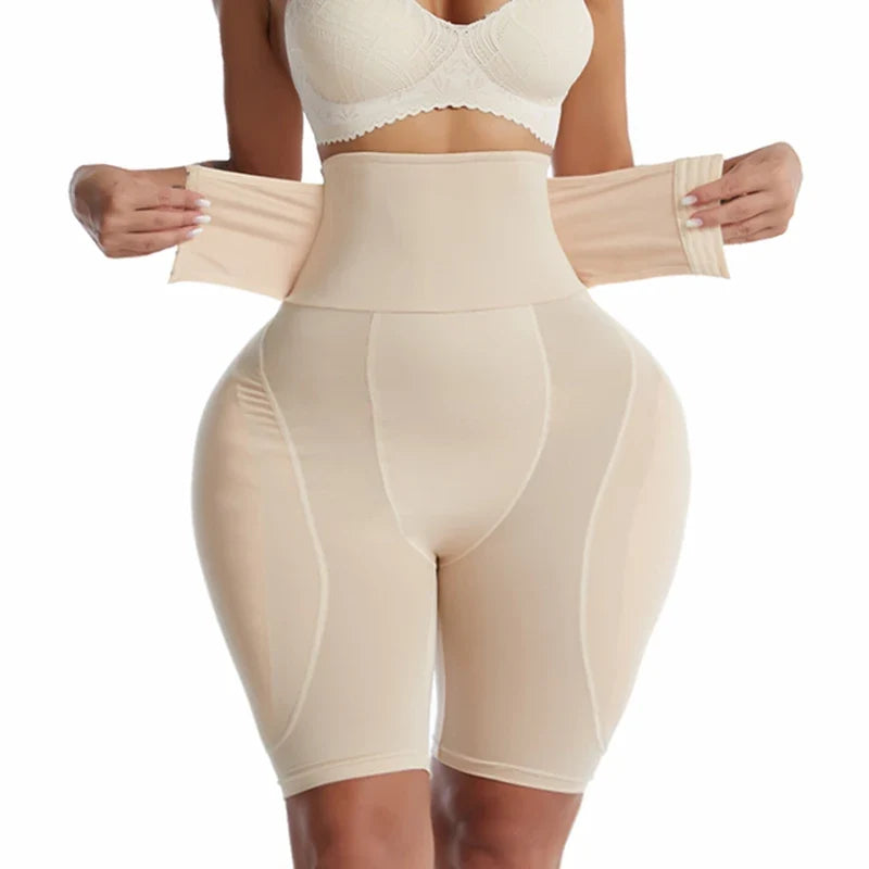 Booty Hip Pads Women Dress Body Shaper Big Ass Padded Hip Enhancer High Waist Trainer Control Panties Shapewear Sexy Butt Lifter