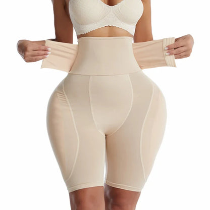 Booty Hip Pads Women Dress Body Shaper Big Ass Padded Hip Enhancer High Waist Trainer Control Panties Shapewear Sexy Butt Lifter