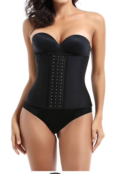Waist Trainer corset Latex Women Plus Size Waist Cinchers Body Shaper Tummy Control  Fajas Colombianas with Hooks Slimming Belt