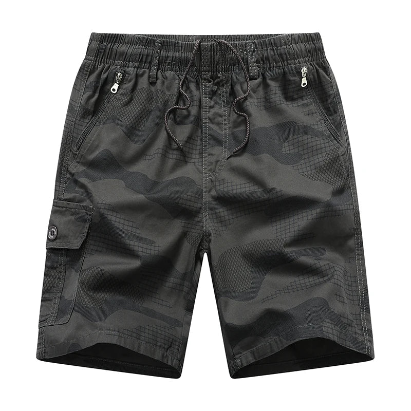 2026 Mens Cargo Shorts Hiking Running Shorts Light Weight Summer Camo Shorts with Pocket