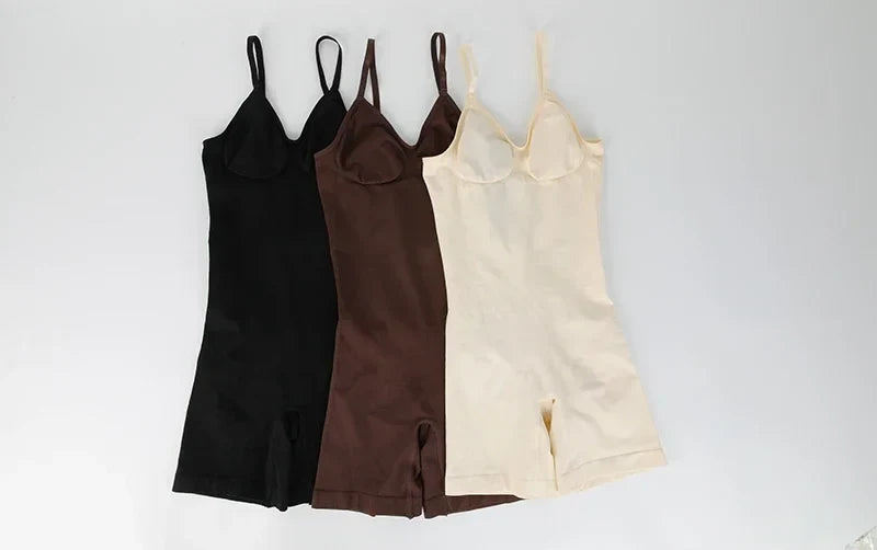 Sexy Backless Bodysuits Full Body Shaper Tummy Control Waist Trainer Slimming Sheath Butt Lifter Push Up Thigh Slimmer Shapewear