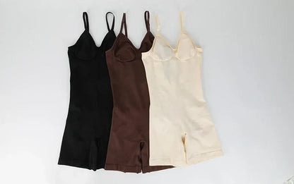 Sexy Backless Bodysuits Full Body Shaper Tummy Control Waist Trainer Slimming Sheath Butt Lifter Push Up Thigh Slimmer Shapewear