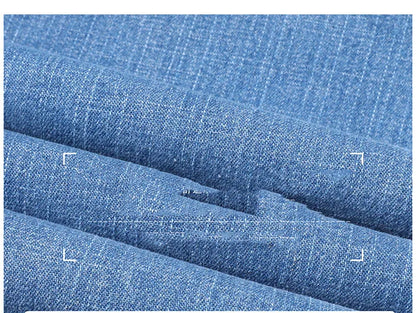 2025 New Light Blue Men's Comfort Soft Jeans Fashion Straight Business Pants Cotton Soft Casual Stretch Denim Trousers 28-40