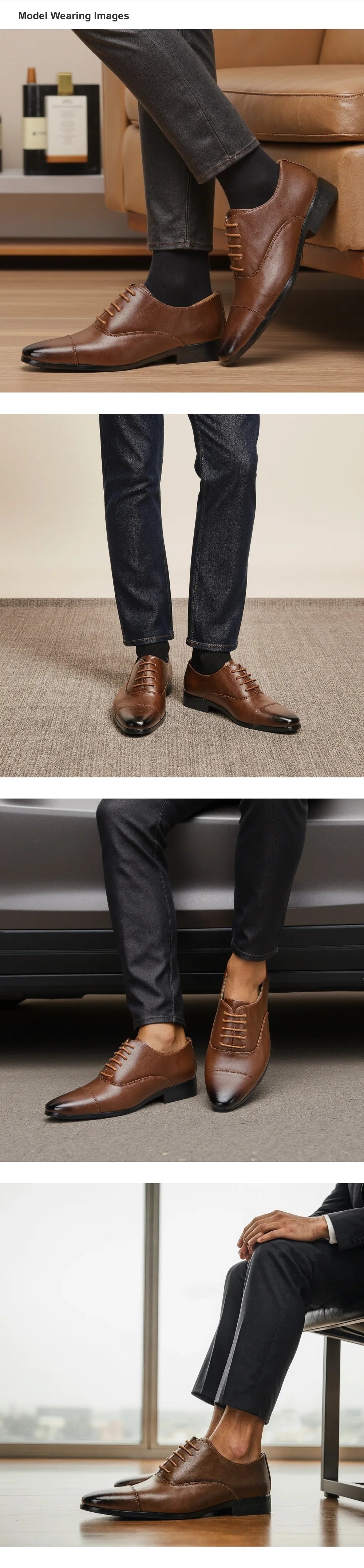 Dress Shoes Man Gentleman'S Business Stylish Comfortable Formal Shoes Men