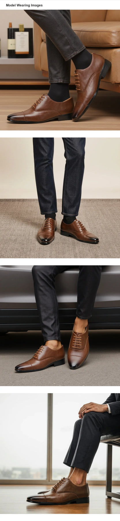 Dress Shoes Man Gentleman'S Business Stylish Comfortable Formal Shoes Men