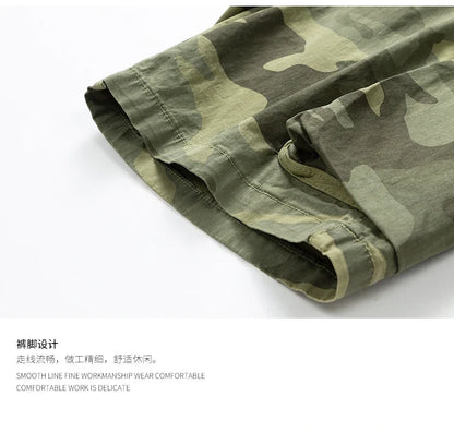 Sports Outdoor Casual Breathable Straight Leg 5 Inch Street Short Pants Men's New Summer Trend Brand Wide Loose Cargo Shorts
