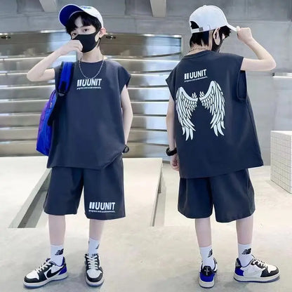Sports Two-piece Set Children From 4 Years Old Suit for Kids Boys Casual Clothes Children's Boy's Clothing 10 14 Fashion 8 Boy´s