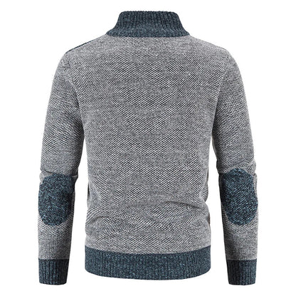 Autumn Spring Sweater Men's Cardigan Zip Up Turtleneck Jacket Y2K Sweatshirt Winter Hombre Cold Coat Knitted Jumper Sweatercoat