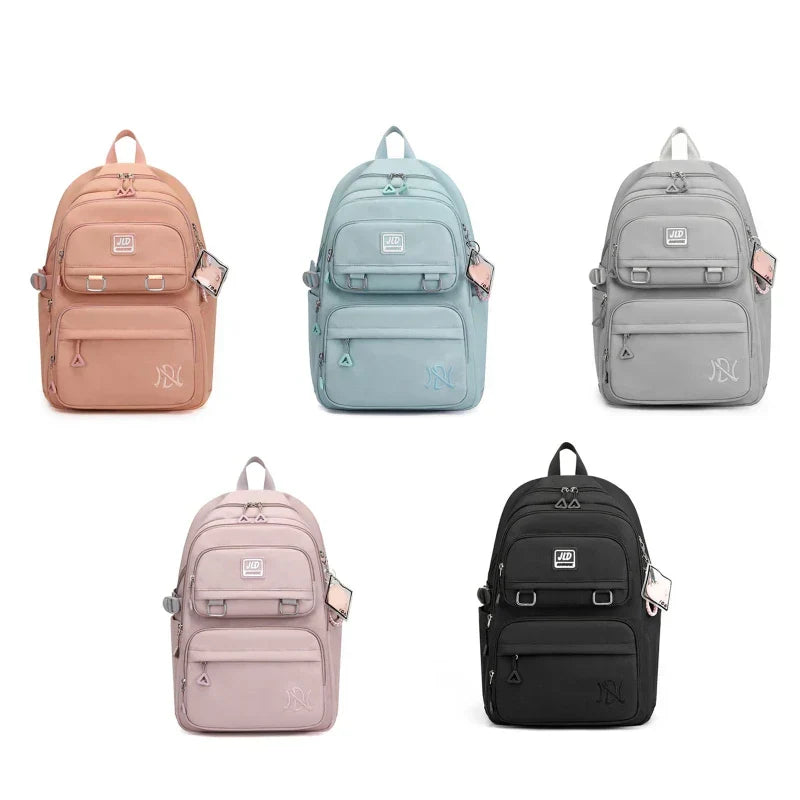 Girl School Bag Backpack Back Pack For Teenager Women Children Female Pink Schoolbag Primary High Bagpack Class Teens Child Kids