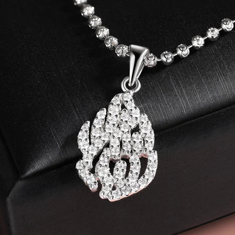 18k Plated All Real Moissanite Necklace for Women Wedding Classic Lab Diamond Pendant Sterling Silver 925 Chain Wholesale
