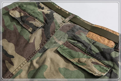 Fashion High Quality Camo Tactical Cargo Pants American Streetwear Casual Trousers Men Clothing Japanese Harajuku Joggers Male