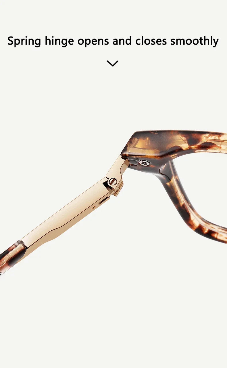 Fashion Personalized Geometric Simple Design Women's Anti-Blue Light Reading Glasses Men Customizable Prescription LS222