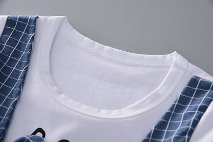 New Summer Baby Girl Clothes Children Boys Fashion T-Shirt Shorts 2Pcs/Set Toddler Casual Costume Infant Clothing Kids Tracksuit