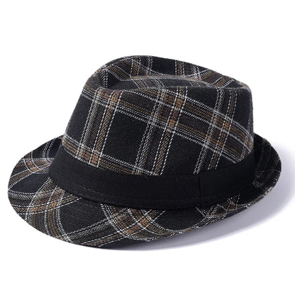 British Style Top Hat European and American New Gentleman Hat Men's Sunshade Jazz Hat Dad Fedoras Bucket Hat Gift