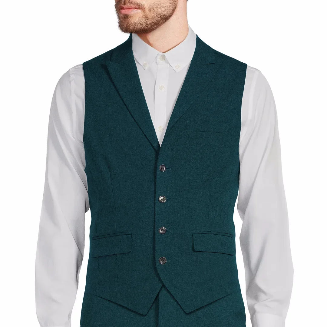 Men Vest Gray Single Button With Lapel Solid Waistcoat For Wedding Banquet Party Office Business Work Daily Men Suit Vest