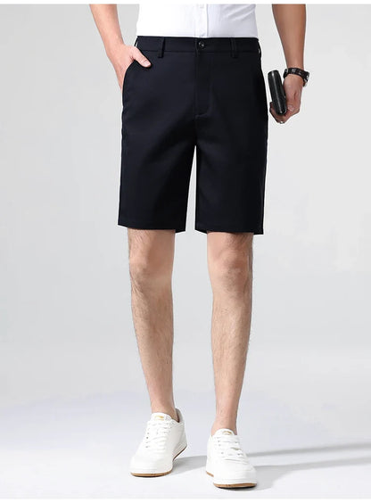 New Classic Fit Men's Stretch Bermuda Lightweight Quick Dry Stretch Shorts Golf Shorts Hiking Travel
