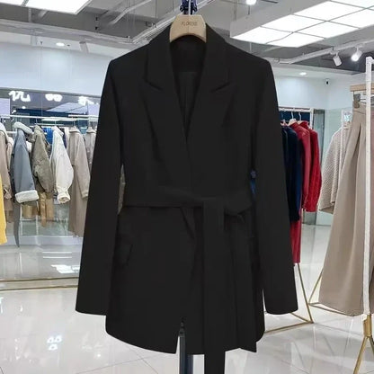Spring Autumn Women's Blazer Coat 2026 Korean Version Fashion Ladies Outerwear Long Sleeve Comfortable Female Slim Suit Jacket