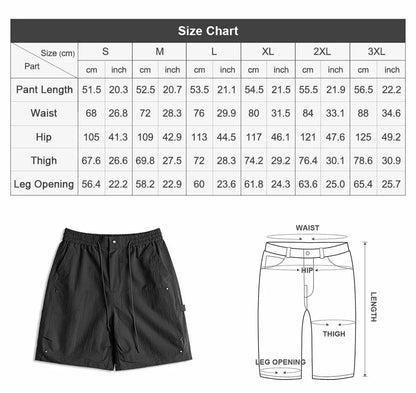 Vintage Mountain Series Lightweight Cargo Shorts Retro Double Knee Wide Leg Logger Style Outdoor Camping Men Summer