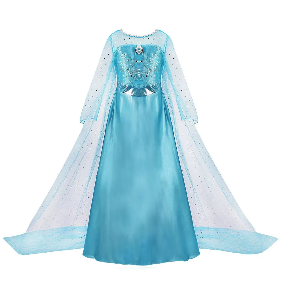 Kids Encanto Mirabel Isabela Dolores Costume Girls Elsa Belle Rapunzel Mermaid Carnival Cosplay Dress Children Princess Clothes