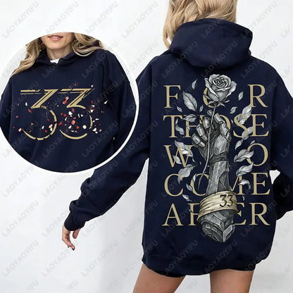 Expedition 33 for Those Who Come After Quote Gamer Hoodie Gustave Clair Obscur Fan Women Sweatshirt Game Tribute Apparel Hoodie