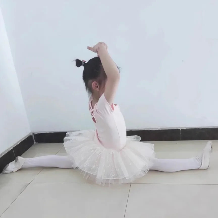 Summer Dance Costume Outfits Girls Dresses Ballerine Kids Clothes Casual Ballet Girl Dress Vestidos Children's Ballet Leotard