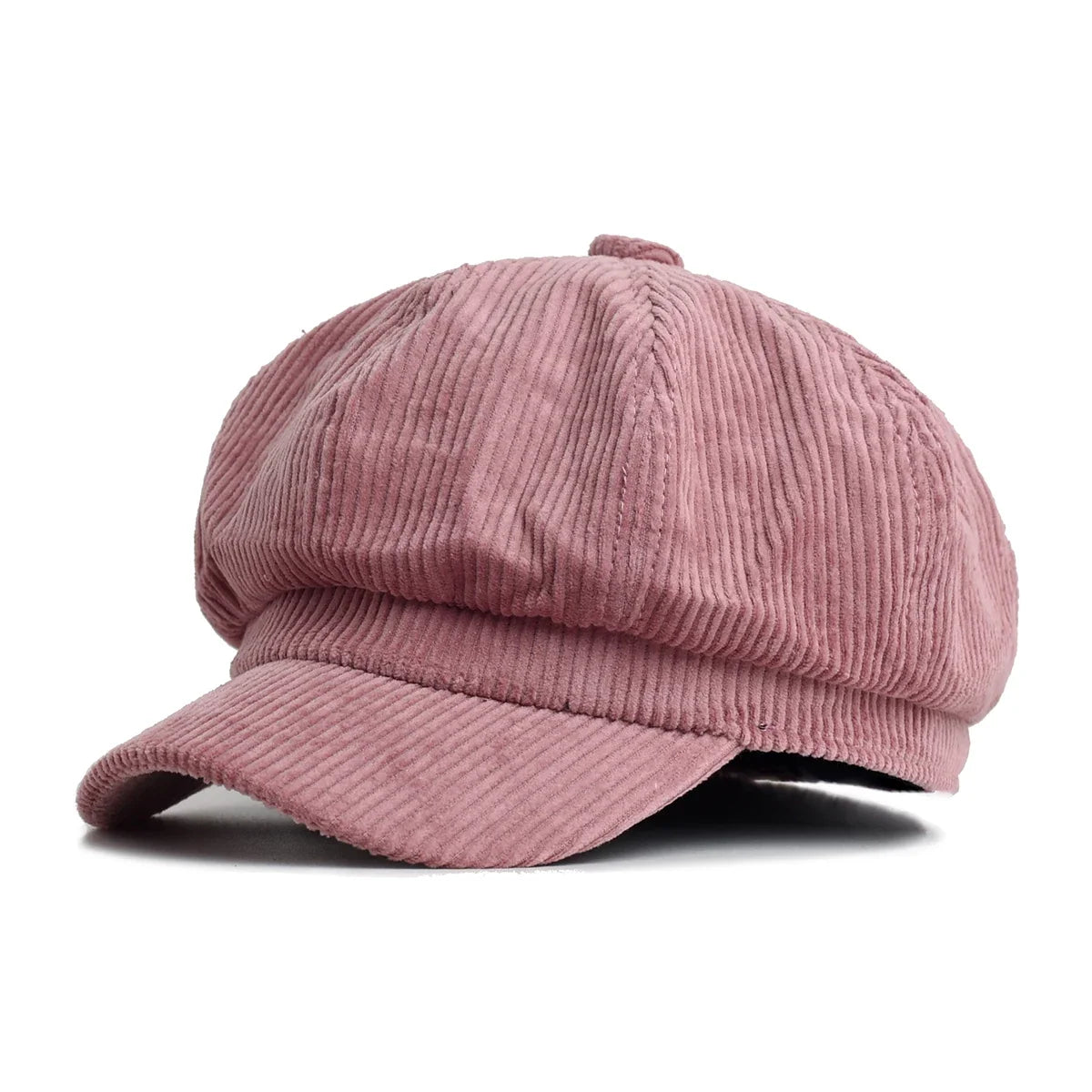 Vintage English Newsboy Cap - Women's Octagonal Beret | Baker Boy Hat for Autumn & Winter
