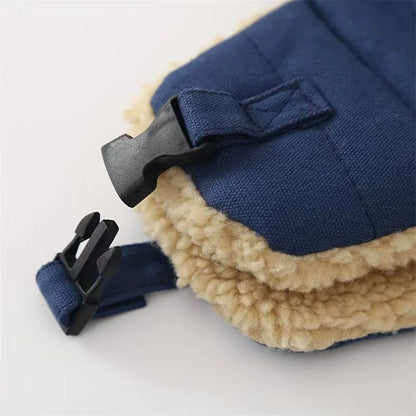 2025New Unisex Winter Hats with Ear Flaps Cotton Trapper Hat Aviator Windproof Ski Cap Buckle Closure Ushanka Outdoor