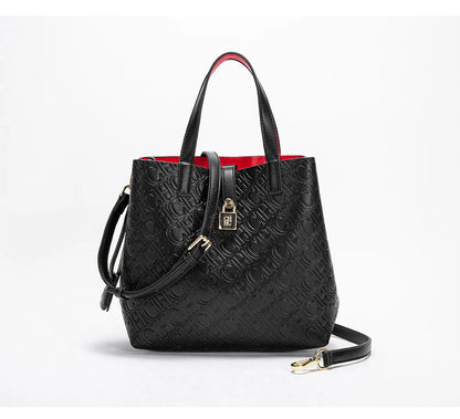 Fashion Brand Women's Handbag Large Capacity Casual Diagonal letter Silver Fox Is PU Leather Shoulder Bag