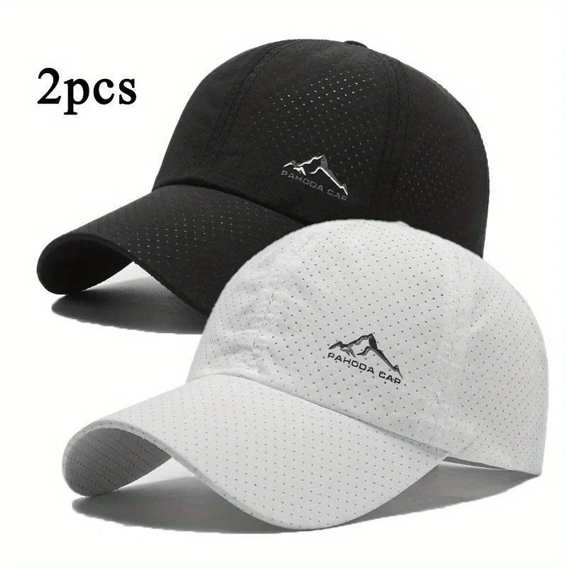 Unisex Simple Cross Water Drop Embroidery Baseball Caps Spring and Autumn Outdoor Adjustable Casual Hat Sunscreen Hat
