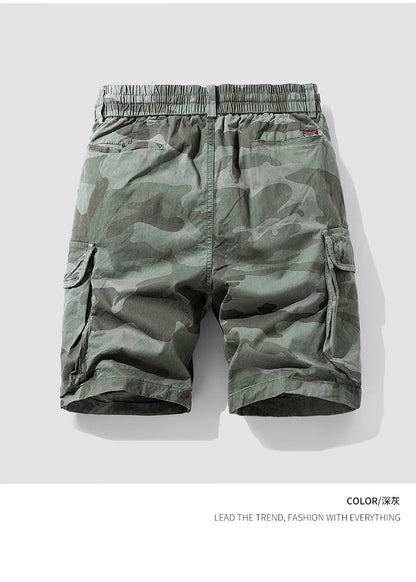 Sports Outdoor Casual Breathable Straight Leg 5 Inch Street Short Pants Men's New Summer Trend Brand Wide Loose Cargo Shorts
