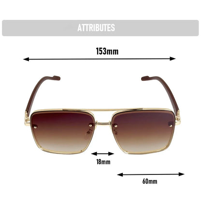 UV400 Protection Square Sunglasses Women 2026 Luxury Brand Design Sunglass Men Vintage Fashion Glasses Dropshipping Gafas De Sol