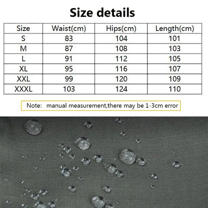 Outdoor Work Tactical Pants Camouflage Cargo Trousers Waterproof Multi-pocket Wear-Resistant Outdoor Training Workwear Trousers